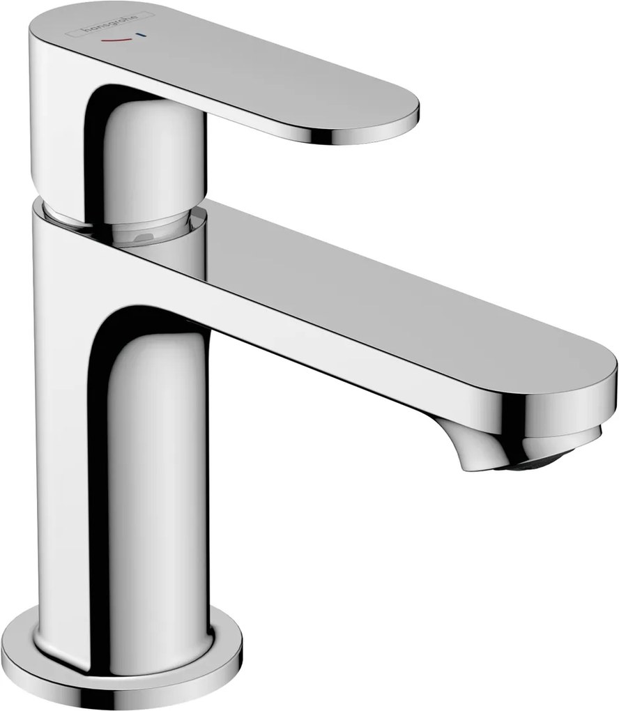 Hansgrohe Rebris S, umývadlová batéria 80 s kovovou odtokovou súpravou s tiahlom, CoolStart, chrómová, HAN-72584000