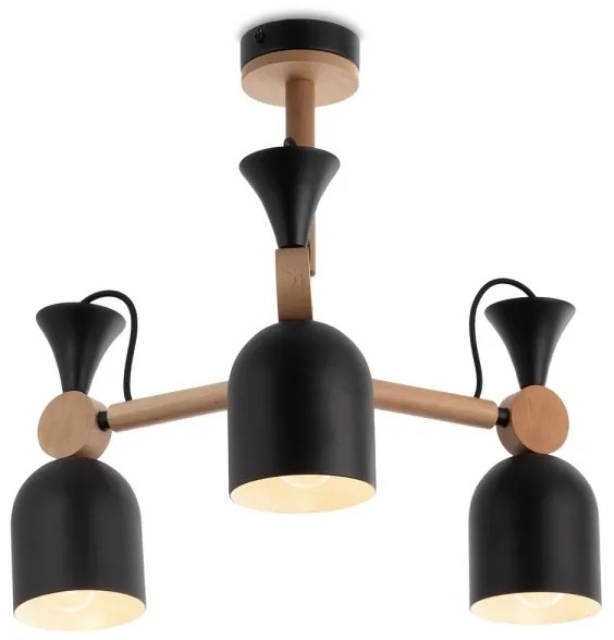 Luster na tyči MONTE 3xE27/60W/230V