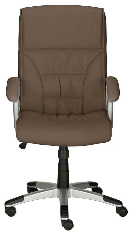 Hnedá kancelárska stolička z imitácie kože Flori – Støraa