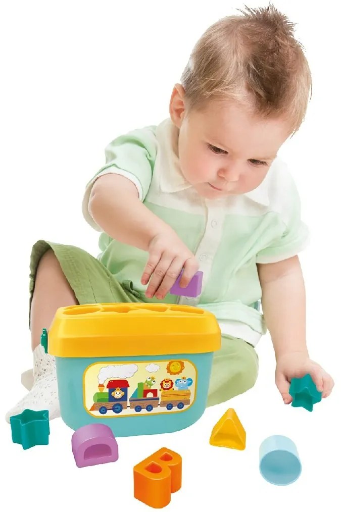 Baby Mix Vkladačka vedierko, 20 x 14 x 12 cm