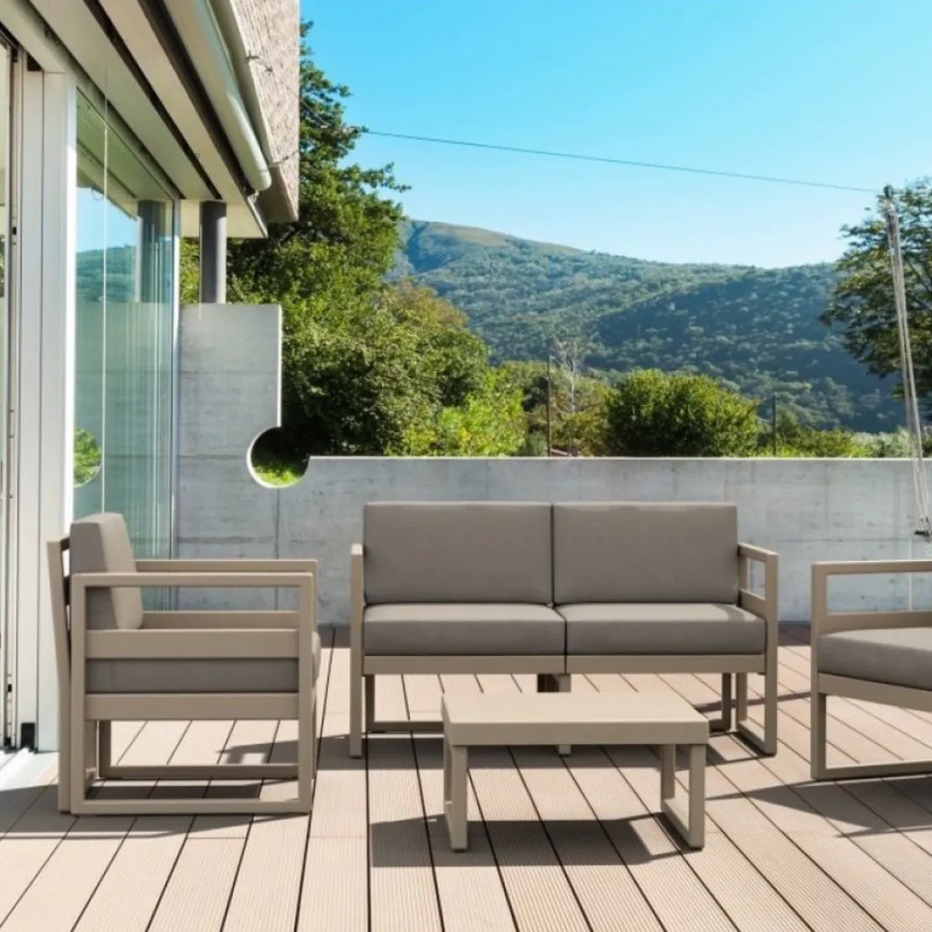MYKONOS záhradný set taupe