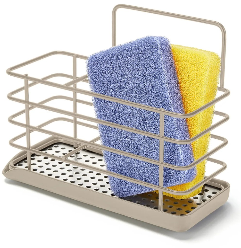 Kovový stojan na potreby na umývanie riadu