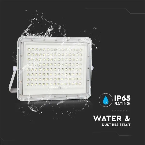 LED Vonkajší solárny reflektor LED/20W/3,2V 4000K biela + DO