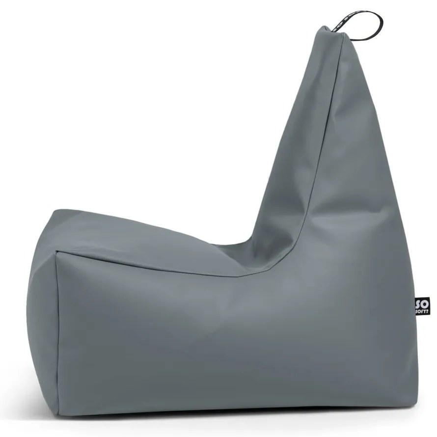 Červený sedací vak z imitácie kože Icy L – So Soft?