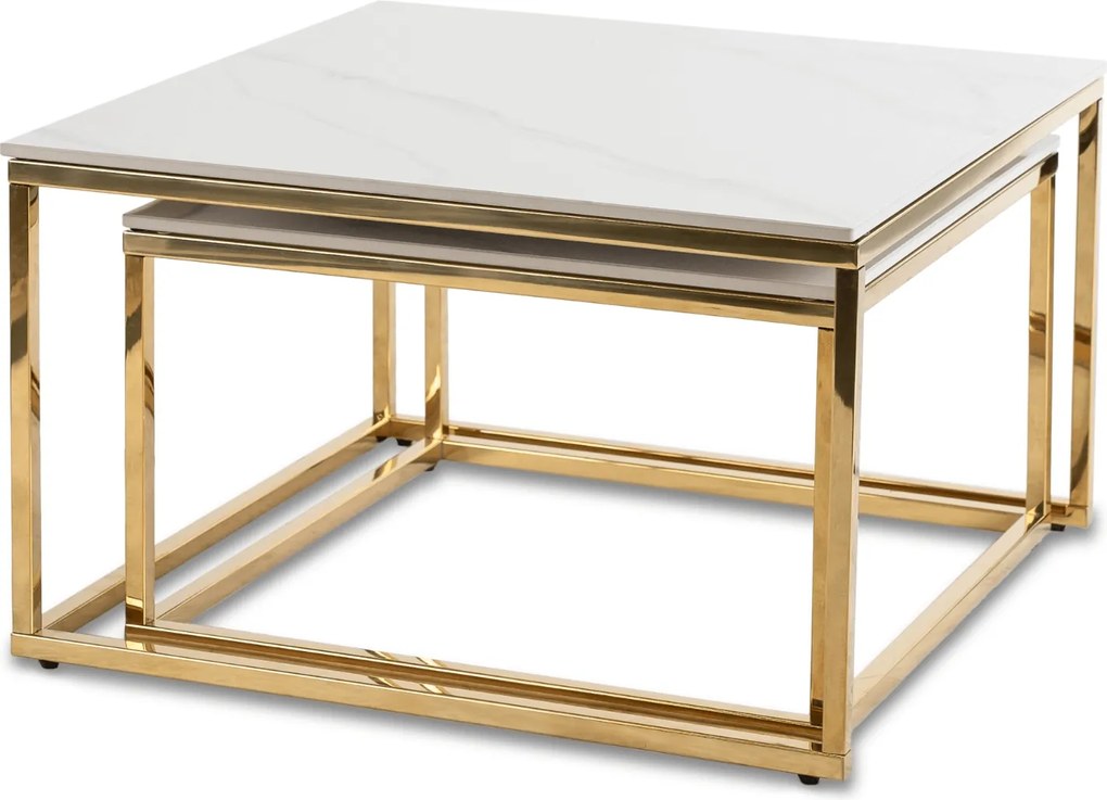 PROXIMA.store - Set konferenčných stolíkov TENOR FARBA: čierna