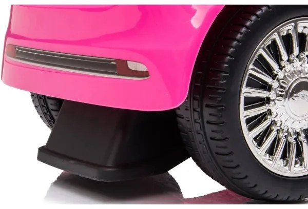 Odrážadlo Fiat 500 2xAA ružová