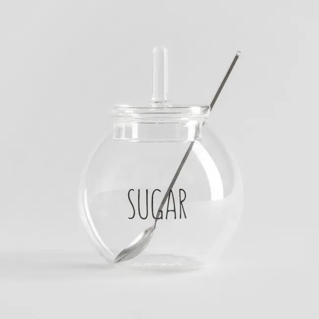 Nádoba na cukor LIVEN s lyžičkou 741852