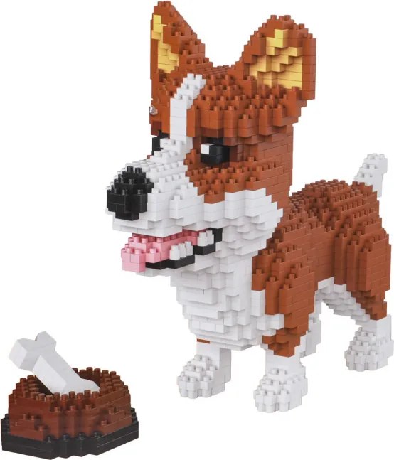 Stavebnica Psík Corgi - 1200 dielikov