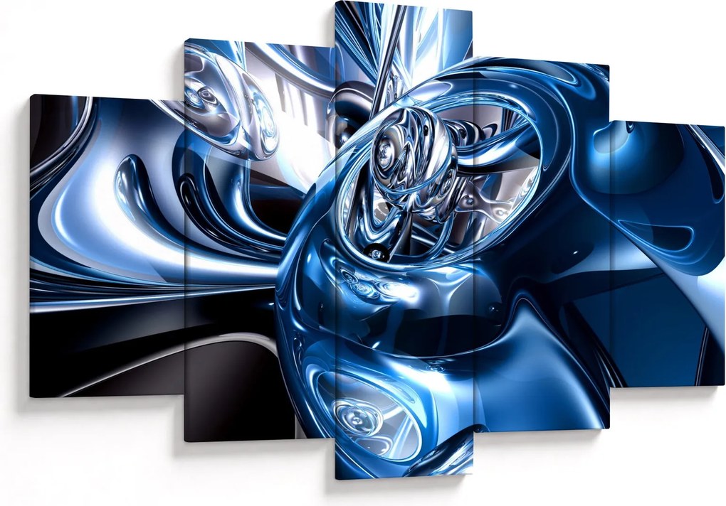 Obraz abstrakcie - kruhy (150x105 cm)