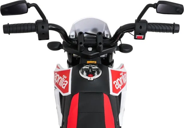 Elektrická motorka Aprilia RX biela