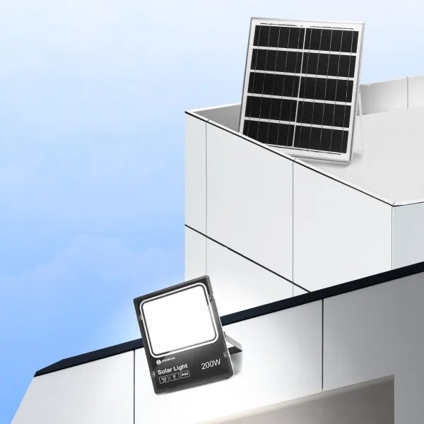 Aigostar - LED Stmievateľný solárny reflektor LED/200W/3,2V IP66 + DO