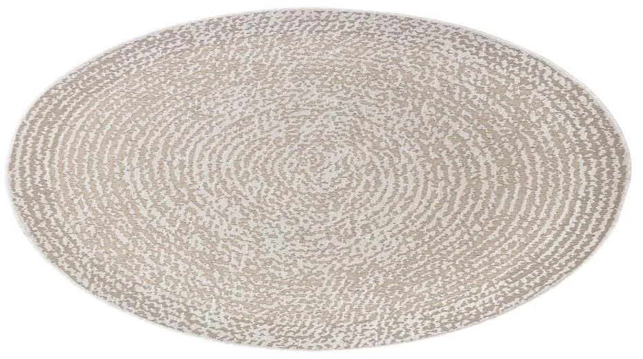 Krémovobiely okrúhly koberec ø 160 cm Desert – Hanse Home