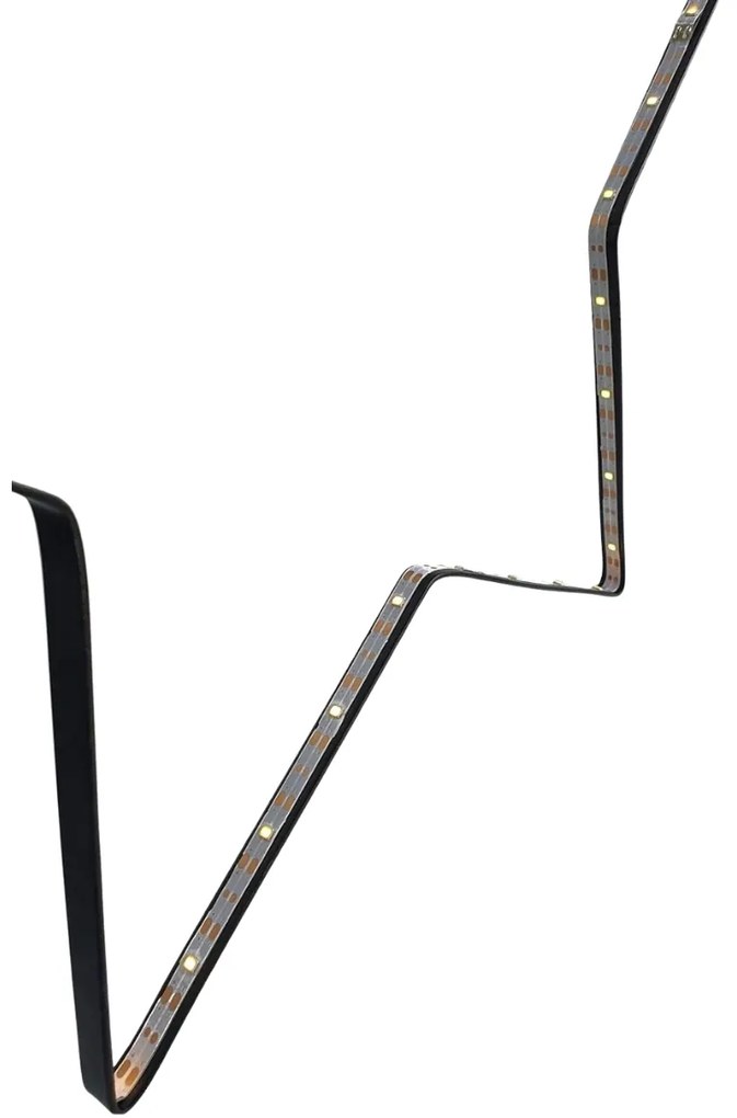 LED vianočná hviezda STARQUE 40 cm, čierna