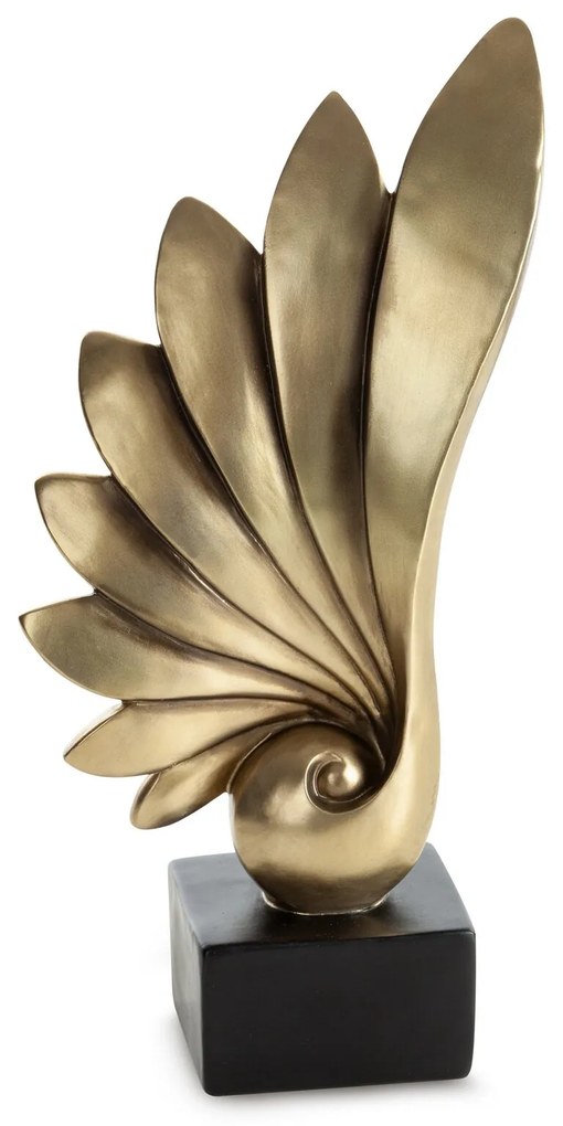 DEKORAČNÁ SOŠKA TYLOR 18X9X35 CM ZLATÁ