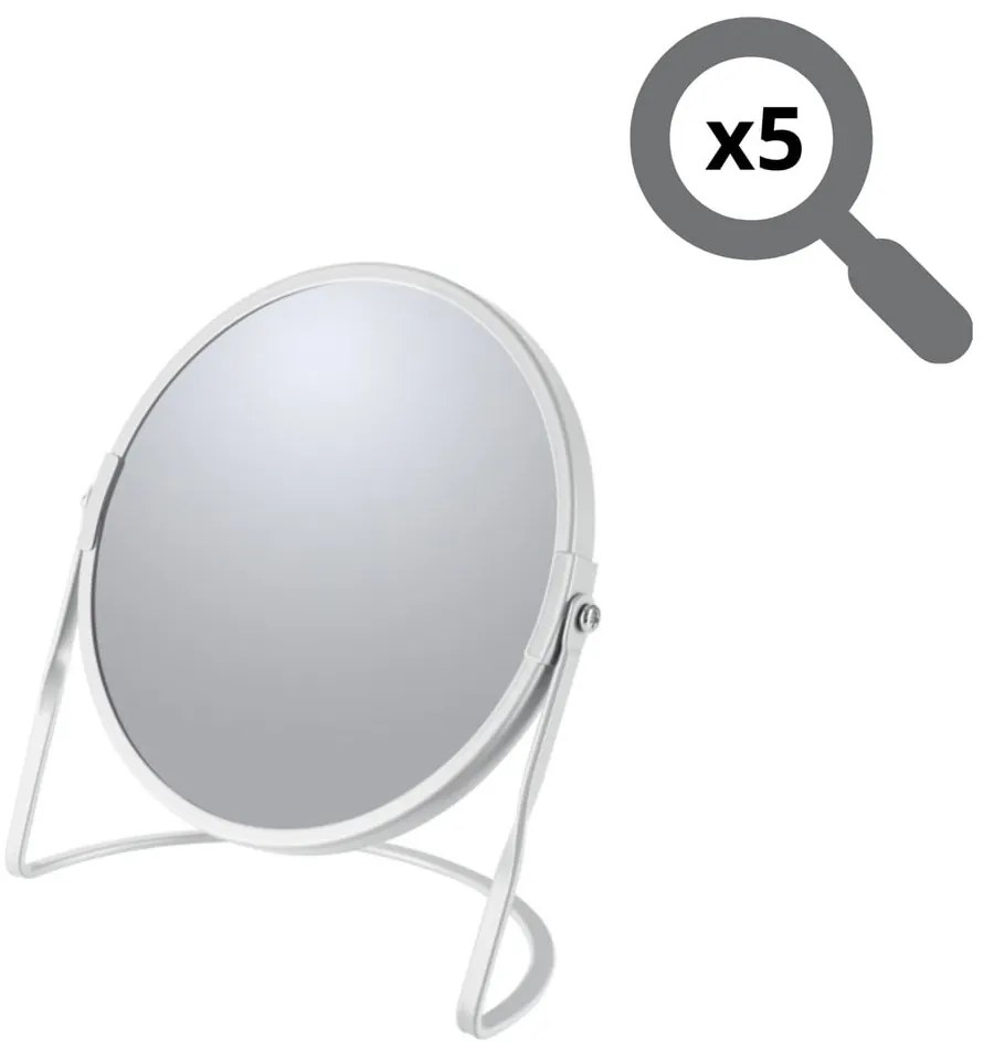Kozmetické zväčšovacie zrkadlo (zväčšenie 5x) ø 18 cm Akira – Spirella