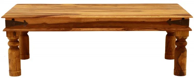 Konferenčný stolík Jali 110x40x60 z indického masívu palisander Svetlomedová