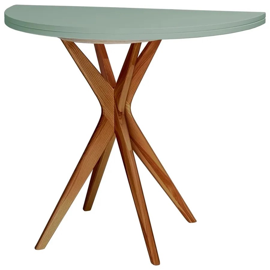 Okrúhly rozkladací jedálenský stôl 45x90 cm Jubi – Ragaba