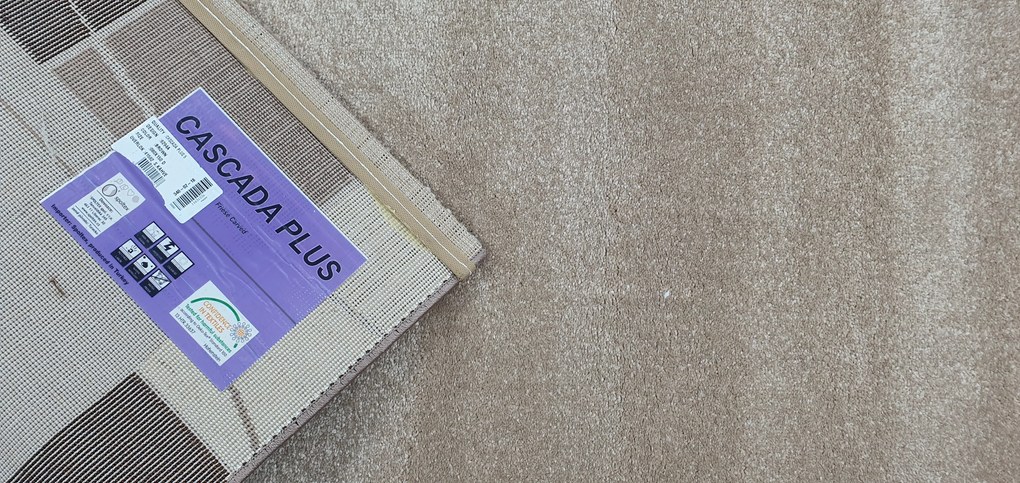 Spoltex, Kusový koberec Cascada Plus beige 6294, 120x170, béžová, chodba / predsieň