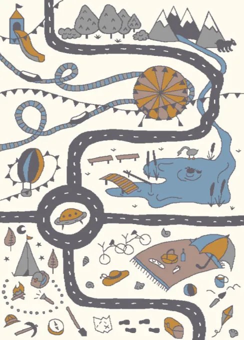 Koberec Agnella Soft Ameria Granite/Granit