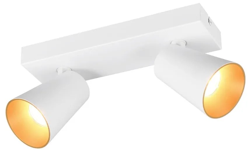 Biele bodové svietidlo ø 8 cm Sharp – Trio