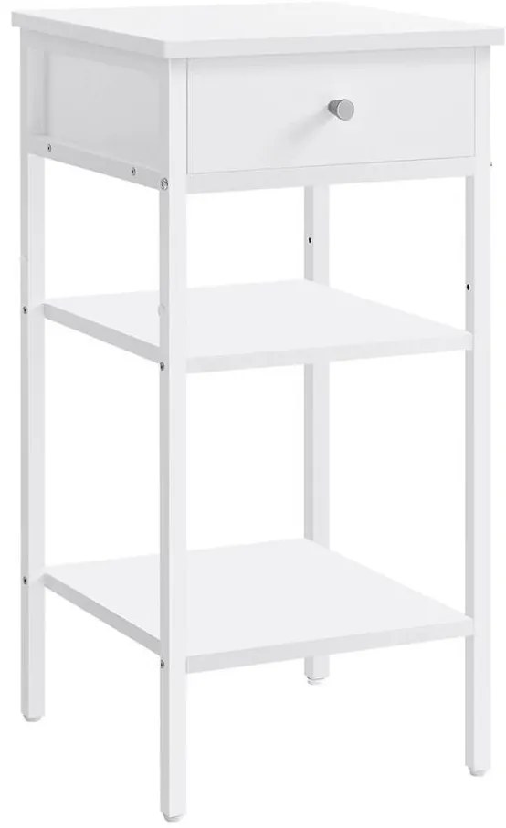 Nočný stolík ARIN biely