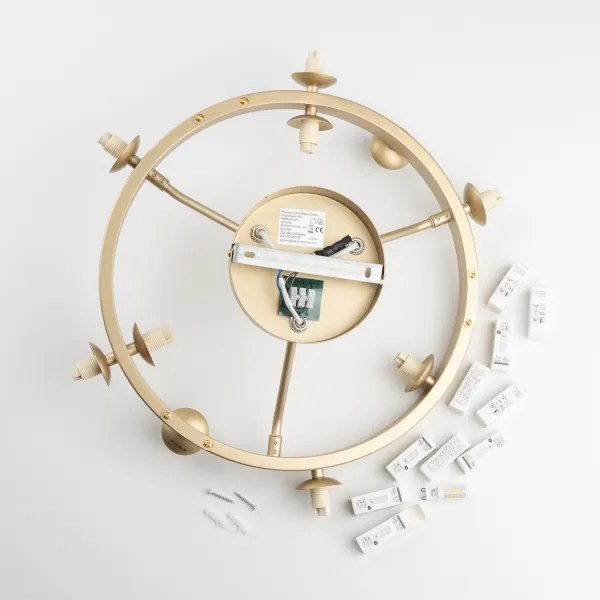 Brilagi - LED Prisadený luster MILLA 10xG9/3W/230V zlatá