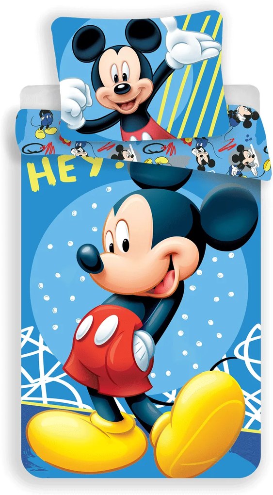 Jerry Fabrics Mickey Hey ,140x200/70x90 cm