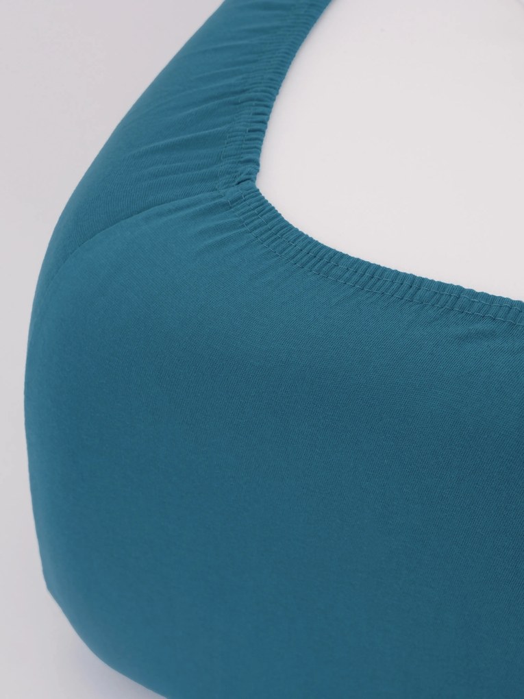 Jersey plachta Classic 90 × 200 cm - petrolejová