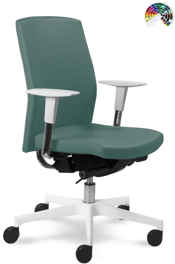 MAYER Kancelárska stolička PRIME UP 2303 S čalúnenie MEDIFLEX SILVERTEX koženka