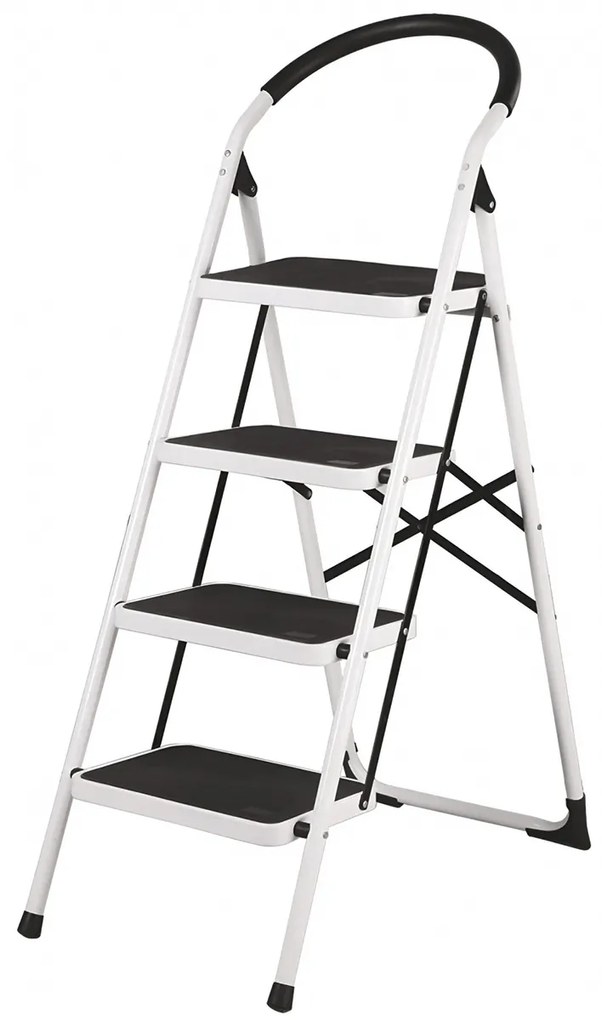 4Home Skladacie oceľové schodíky Steps, 4 stupne, 4 stupne
