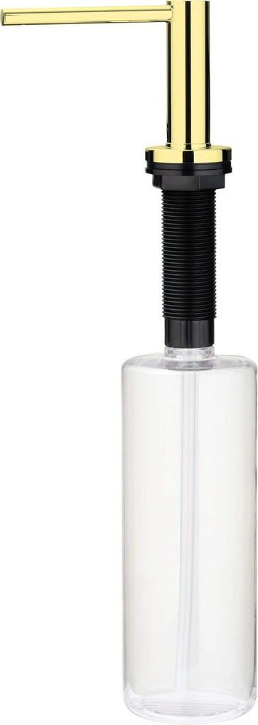 Deante Aster, dávkovač saponátu pre kuchynské drezy s dlhou výlevkou 500ml, zlatá lesklá, ZZZ_Z0DD