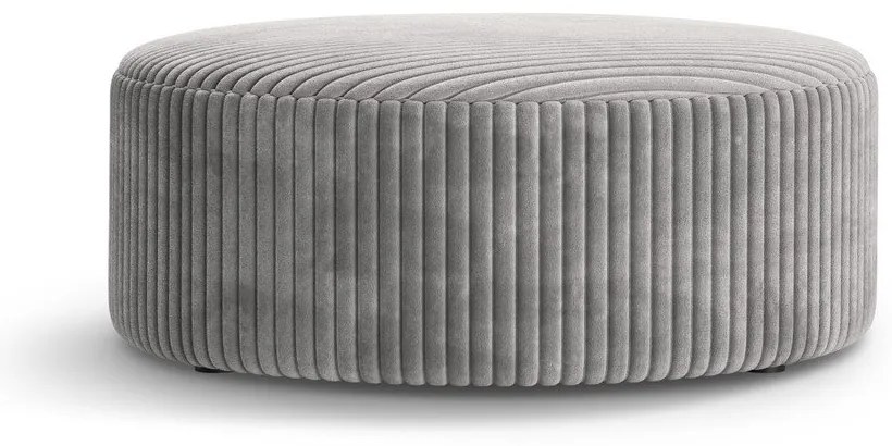 Svetlosivý menčestrový taburet Dia – Micadoni