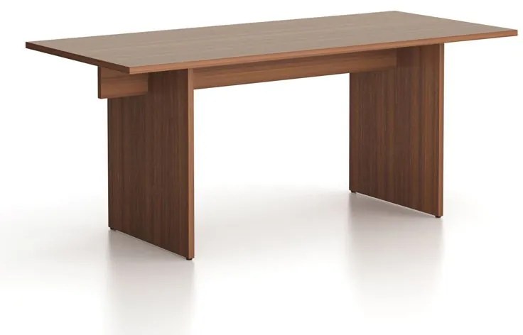 Kancelársky stôl single SOLID, 180x80 cm, orech
