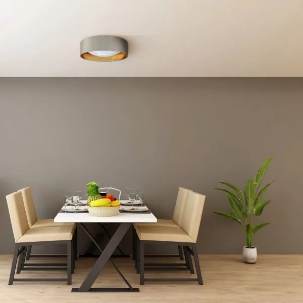 LED Stropné svietidlo TULUZA LED/18W/230V pr. 32 cm hnedá