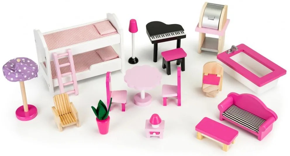 Eco Toys, Drevený domček s výťahom a šmýkačkou xxl