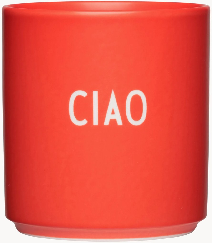 Hrnček's nápisom Favourite Ciao