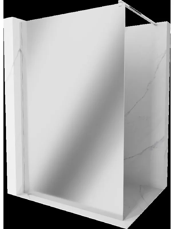 Mexen Kioto sprchová stena 100 x 200 cm, zrkadlo 8 mm, chrómová - 800-100-101-01-50