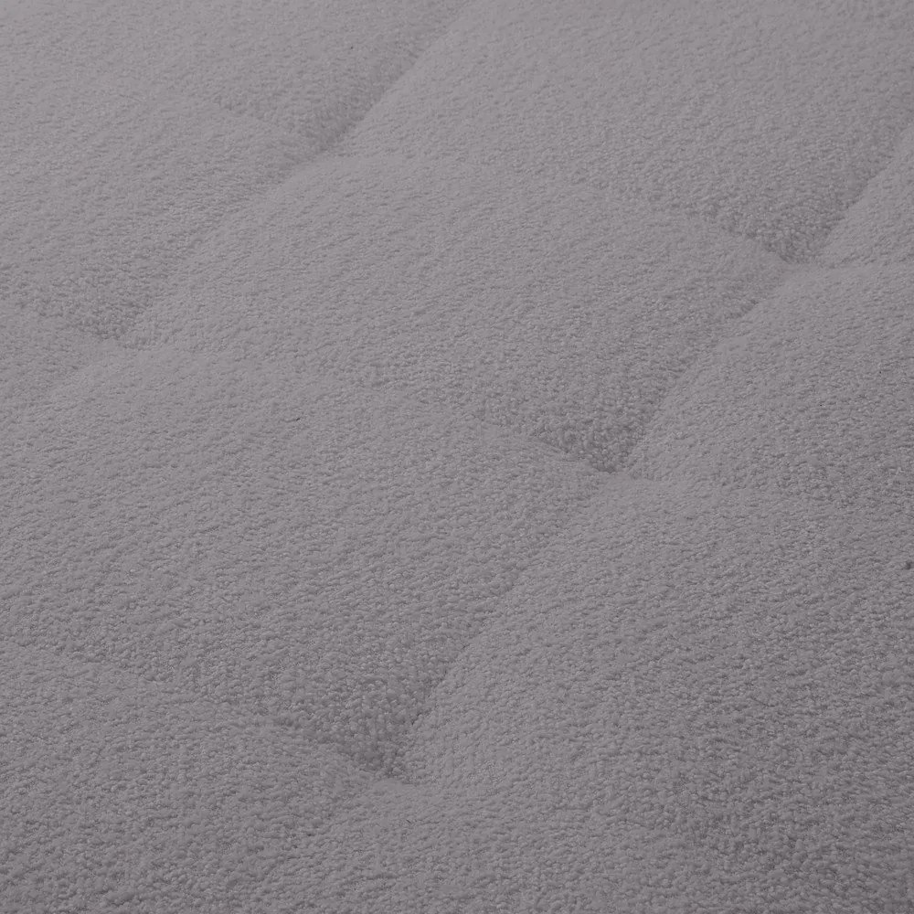 Tmavosivá rohová pohovka z textílie buklé (pravý roh) Ariella – Ropez