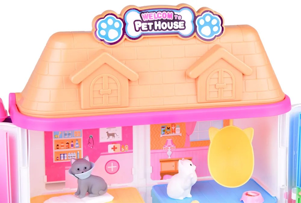 Skladací domček pre zvieratká s figúrkami Jokomisiada ZA5420