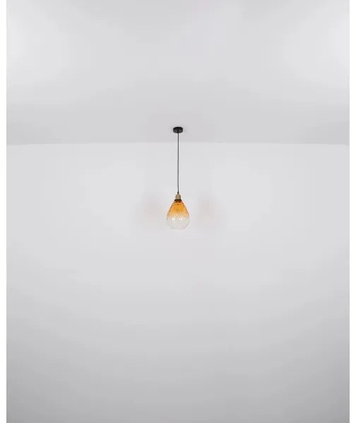 Globo 15786H - Luster na lanku SALVY 1xE27/60W/230V pr. 21 cm oranžová