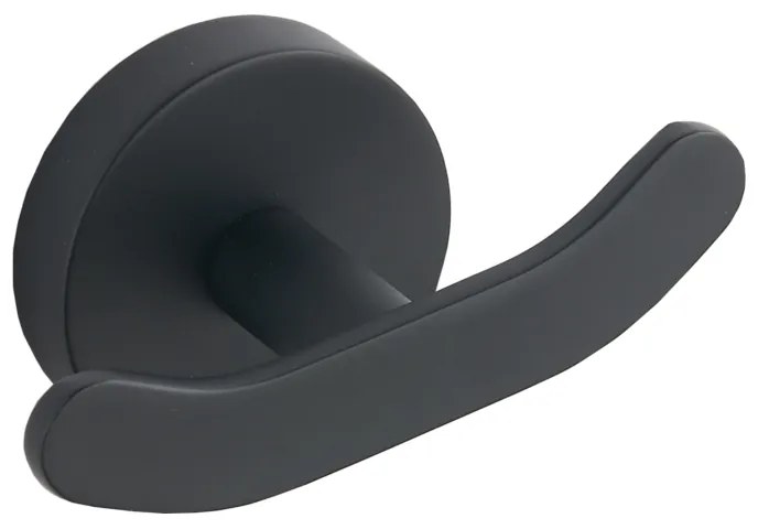 Mexen príslušenstvo, LOFT držiak na uteráky, 2-háčik, čierna, 7012635-70