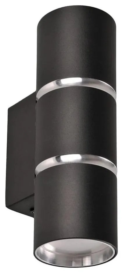 Nástenné svietidlo BAMBOO 2xGU10/10W/230V čierna