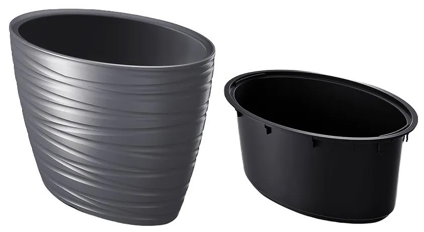 Kvetináč Maze – Antracit DBMZE600-S433