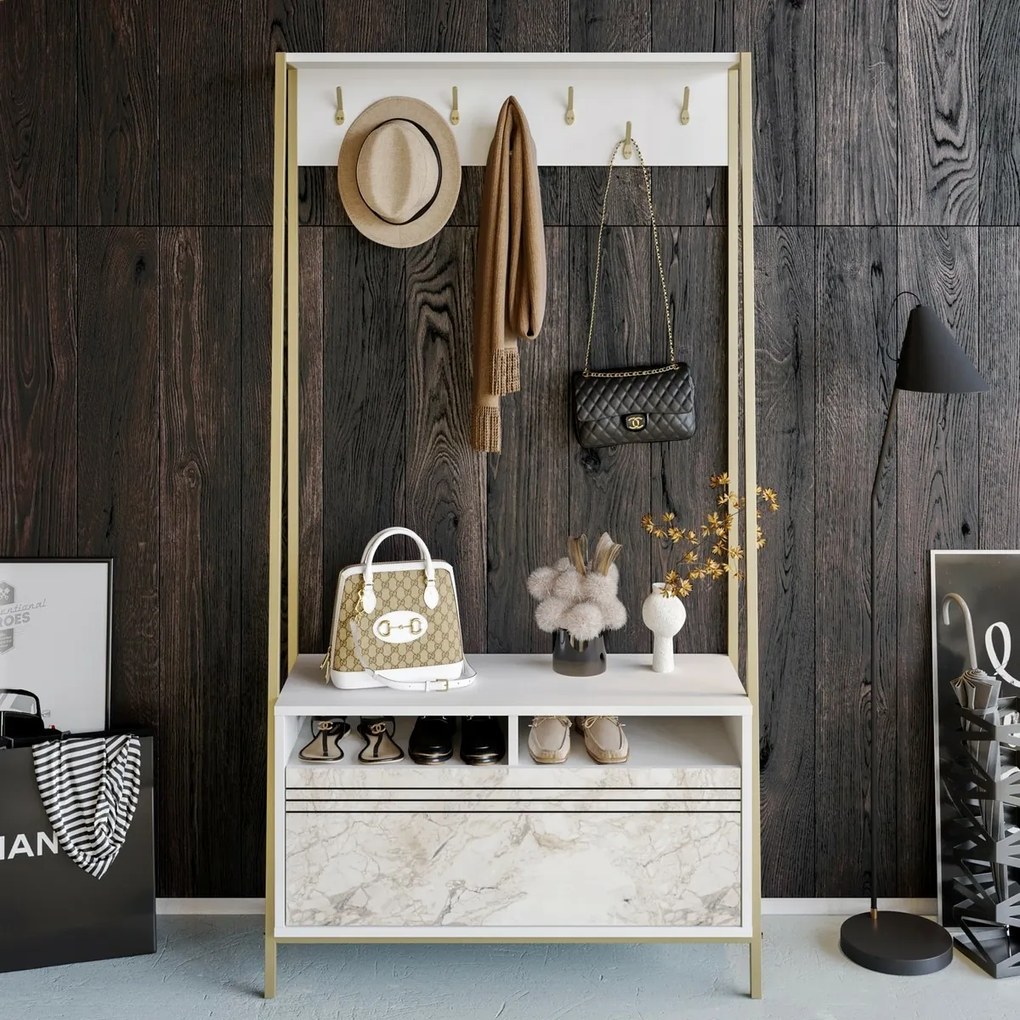 Vešiak s botníkom Devin White