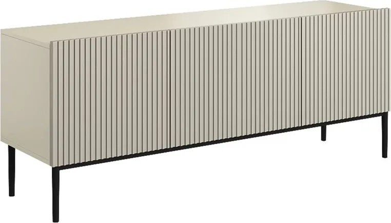TV stolík Nicole 150 cm - kašmírová / čierna