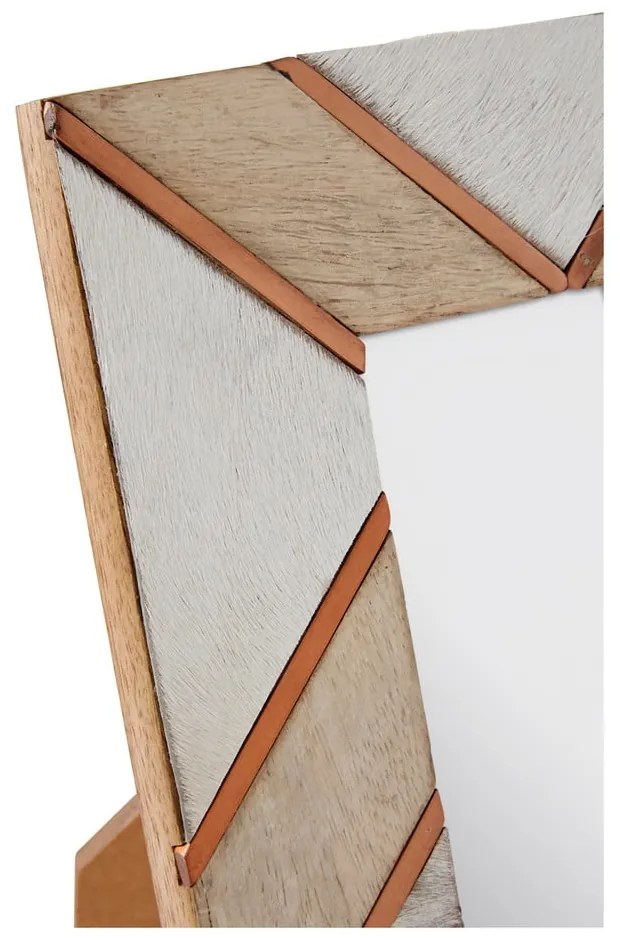 Bielo–béžový drevený rámček 19x24 cm Bowerbird – Premier Housewares