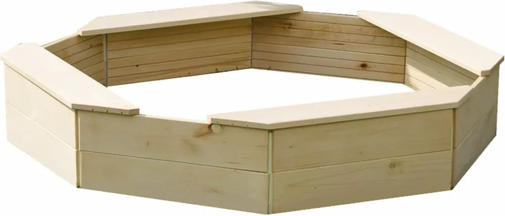 T-wood | Drevené pieskovisko osemhranné | 11640197