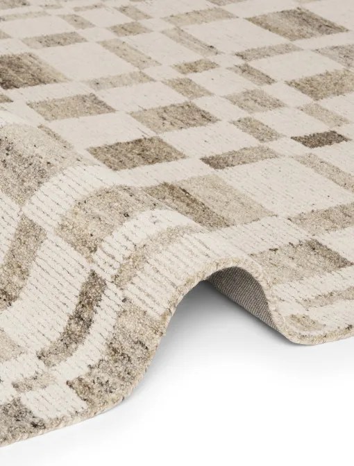 Koberec BOHO Structa kremový / hnedý