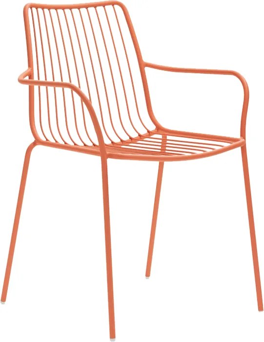 Pedrali Nolita 3651 a 3656 dizajnové stoličky - Oranžová, S podrúčkami