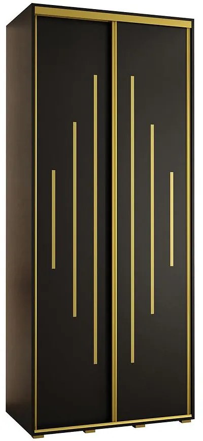 Skriňa 45 Canaris 12 110 čierna/gold